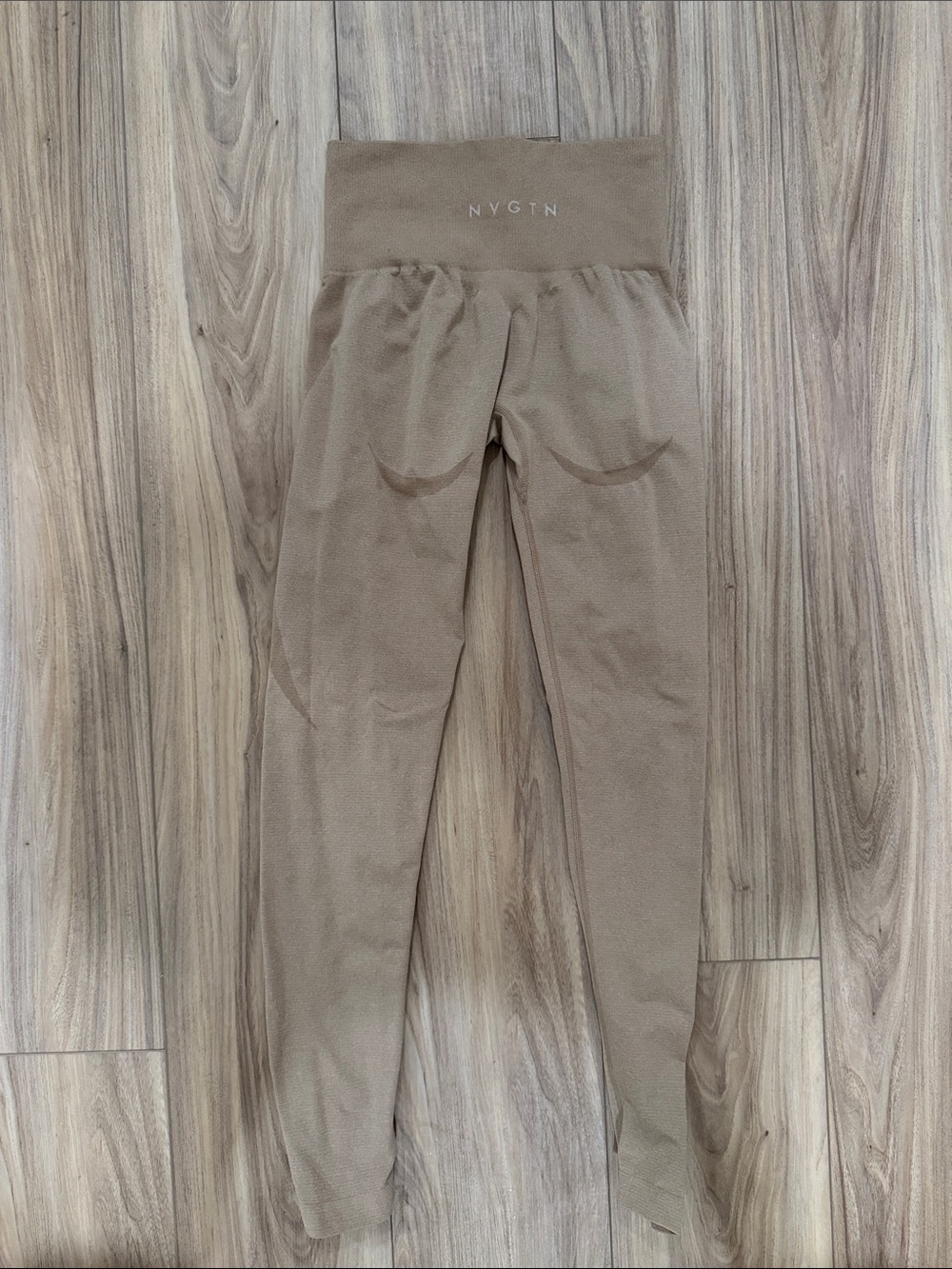 NVGTN High-Waist Leggings in Taupe Brown